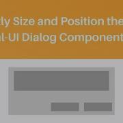 How To Perfectly Size And Position The Material UI Dialog Component MUI V5