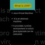 What Is JVM JAVA VIRTUAL MACHINE