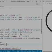 Circular Progress Bar Using SVG HTML CSS JS