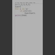Python Program To Find Sum Of All Odd Numbers Present In The Given List Class11