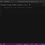 Python Program To Swap Two Numbers