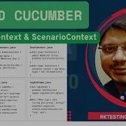 8 BDD Cucumber TestContext ScenarioContext Selenium WebDriver Java Maven