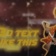 3D TEXT LIKE ME ALIGHT MOTION TUTORIAL