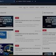 Complete Responsive Blog Website Using PHP CodeIgniter Download