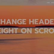 Change Header Height On Scroll HTML CSS JS Tutorial For A Dynamic And Engaging Web Design