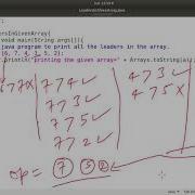 Problem 4 Find Leaders In Given Array In O N Time Complexity