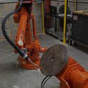 Testing Out Coordinated Motion On This ABB IRB 1410 Welding Set Up