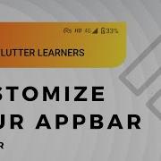 Customize Your AppBar Flutter