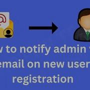 How To Notify Admin Via Email On New User Registration Email Notification System In PHP