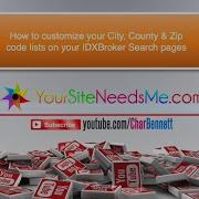 IDXBroker Tutorial Customizing Your City County Zip Code List 2020