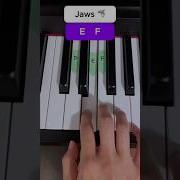 Learn Jaws Easy Tutorial Jaws Easypiano Moviesongs Pianotutorial Pianoforbeginner