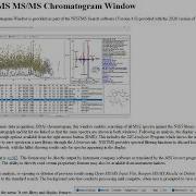 In Source Fragmentation Searches In NIST26 Chromatogram Window