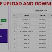Upload And Download File Using PHP PDO And MYSQL Database