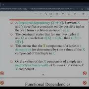 Chapter 14 Part 2 Introduction To Functional Dependencies