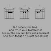 Wilbur Soot Your New Boyfriend Annotated Chord Chart With Lyrics Capo 3rd Fret