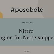 Dan Kadera Nittro Engine For Nette Snippets