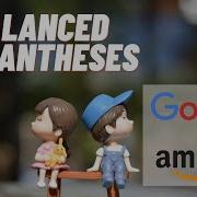 Balanced Parantheses Amazon Google Interview Questions Interview Bit DSA Hindi
