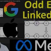 Odd Even Linked List Leetcode 328 Solution Explained Kotlin
