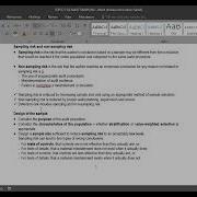 Audit Sampling Part 1
