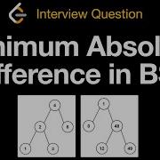 Minimum Absolute Difference In BST Leetcode 530 Python