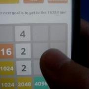 2048 Game Accomplished 16384