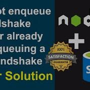 Cannot Enqueue Handshake After Already Enqueuing A Handshake In Node JS MySQL