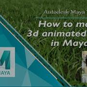 Maya Realistic Grass Animation Xgen