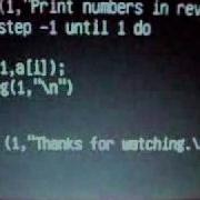 ALGOL 60 Program Reversing Numbers