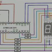 Семисегментные индикаторы и Atmega8 Динамическая индикация