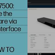 Poly G7500 How To Update The Software Via Web Interface HP Support