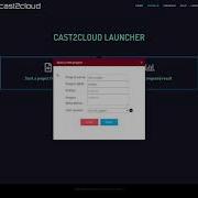 Cast2cloud Tutorial 1 New Project Creation