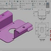 SolidWorks Sheet Metal Tutorial Exercise 216 Steel Bracket