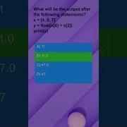 Python Quiz No 74 With Explanation Learn Test Together Pythonquiz Pyforpython Pythonshorts