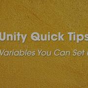 Easier Debugging How To Set Global Variables From The Editor In Unity