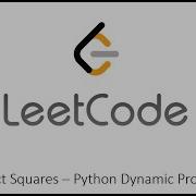 Leetcode 279 Perfect Squares Python