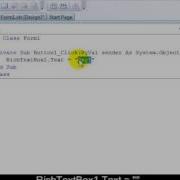 Visual Basic 2008 Lesson 1 Creating A Basic Notepad