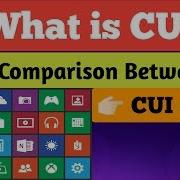 What Is CUI Comparison Between CUI GUI Explained In Hindi