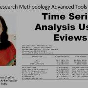 Time Series Analysis Using Eviews 05 Eviews Time Series Analysis Regression