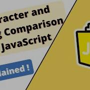 JavaScript Course Character And String Comparison