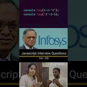 Javascript Output Based Interview Question Part 255 Javascriptinterview Shorts Shortsfeed