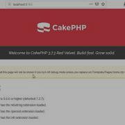 CakePHP 3 7 Tutorial Setup A New Project