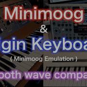 Moog Minimoog Arturia Origin Keyboard Sawtooth Wave Comparison