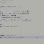 PHP Tutorial Video 16 Login Form 3 Nested If Statements And Input Validation