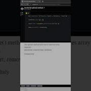 JavaScript Splice Method