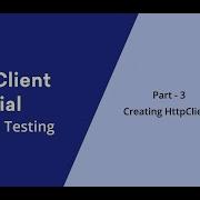 3 C HttpClient Создание экземпляра HttpClient