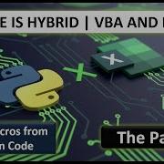 VBA из Python Как вызвать VBA из Python Демонстрация включена Часть 1
