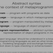 Tree Based Abstract Syntax