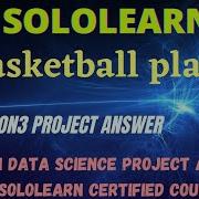 Basketball Players Python3 Data Science Project Answer Python3 Free Certificate Courses Sololearn