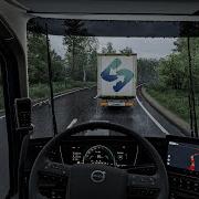 4K Heavy Rain Realistic Ultra Graphic Euro Truck Simulator 2 1 55 Mod By Snowymoon Gameplay