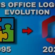 MS Office Logo Evolution 1995 2022 History Of Microsoft Office Factonian